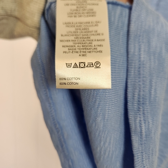 We The Free People For The Boys Turtleneck Ribbed Top Stretch Blue Size XL Boho - Picture 9 of 11